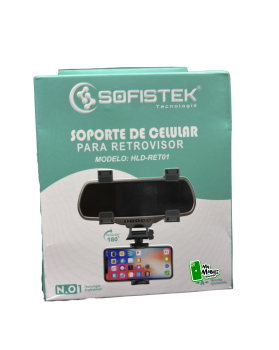 Soporte Para Celular En Retrovisor De Auto Ajustable