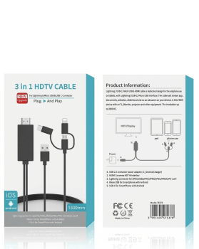 CABLE DE HDTV 3 EN 1