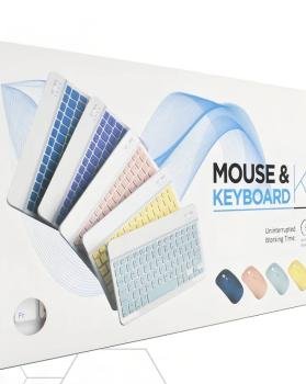 Combo Teclado Y Mouse Inalambricos De Colores | Recargable