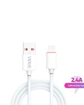 Cable blanco Android Vidvie CB443/(2M)V8