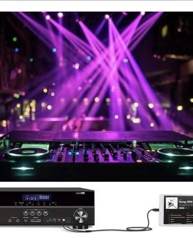 Rca Audio Cable, Type ligtning To 2rca Male Jack Splitter