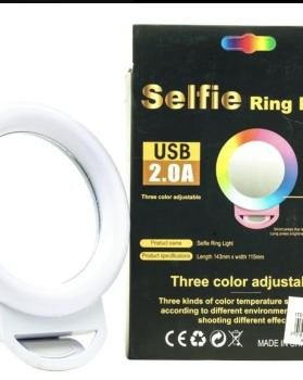 Aro de luz selfie ring light 
