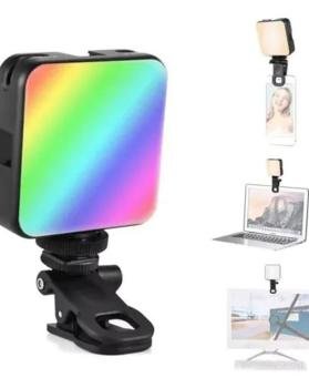 Iluminador Luz Led Rgb Panel Fotografía Video Recargable Usb