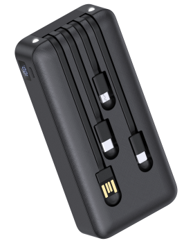 Power Bank/Bateria Portatil 10.000Mah 1Hora Gar148 Black