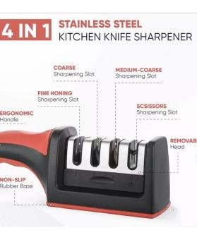 Afilador de cuchillo pro multifuncional 