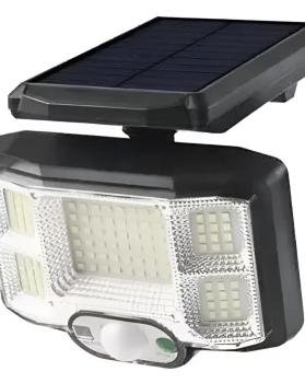 Lampara Solar Control Remoto Exterior 96 Led 120° Movimiento