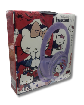 Hello Kitty Wireless Light Up Headphones Bluetooth Pink & White by Sanrio NEW