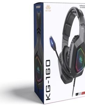 Diadema Gamer Alámbrica Con Microfono Movisun Kg 160 Negro