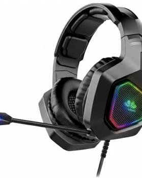 Diadema Gamer Alámbrica Con Microfono Movisun Kg 160 Negro