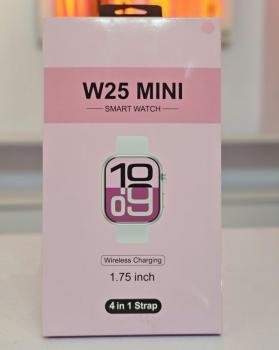 Reloj inteligente W 25 mini 42mm | 4 straps | Premium finish | Dual touch