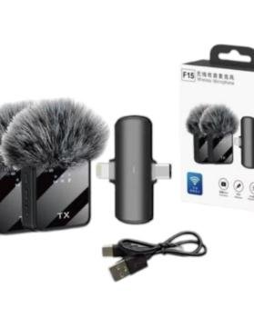 Micrófono Inalámbrico Solapa Profesional F15-2