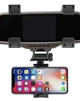 Soporte Para Celular En Retrovisor De Auto Ajustable