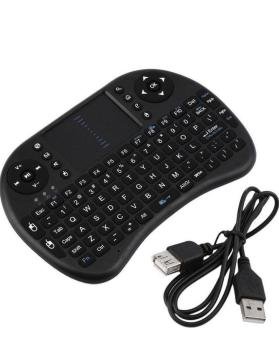 Mini Teclado Inalambrico USB Smart Tv Tablet Pc Play Mouse Integrado