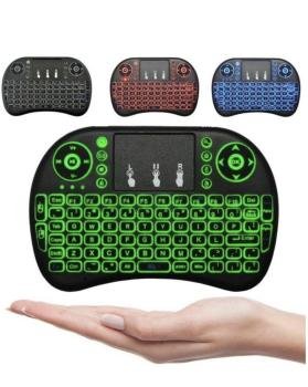 Mini Teclado Inalambrico USB Smart Tv Tablet Pc Play Mouse Integrado