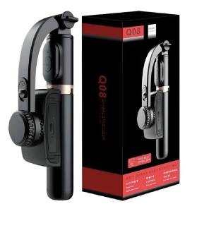 Gimbal estabilizador palo selfie trípode Bluetooth 4en1 Q08