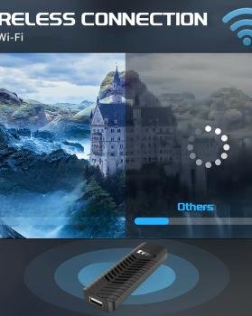 TV Stick TVR3-S Android 14 4K WiFi Convierte tu TV en Smart TV