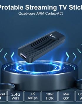 TV Stick TVR3-S Android 14 4K WiFi Convierte tu TV en Smart TV