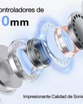 Audífonos Inalámbricos 1Hora Bluetooth Aut205 Blanco