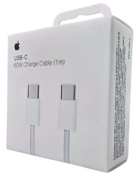 Cable Para Iphone  Usb-c A Usb-c 60w 1mt - Iphone 15 Blanco