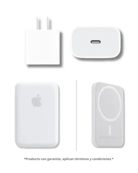 Combo Bateria Externa Magsafe+ Cargador Iphone 20w 1.1