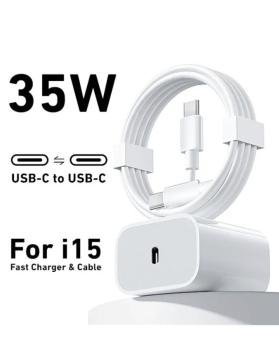 Cargador IPhone 15 Y Mas 35W Carga Rápida Cargador Iphone Tipo C