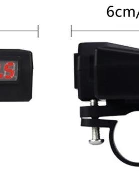 Adaptador De Corriente Para Motocicleta Puerto Usb Para Moto