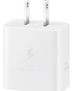 Samsung 25w Usb-c Cargador Super Rápido Blanco