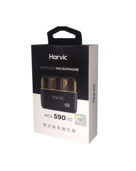 Micrófono inalámbrico de solapa Harvic MCS-590