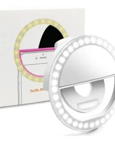 Aro De Luz 3in Para Celularla Cel3 Color Blanco