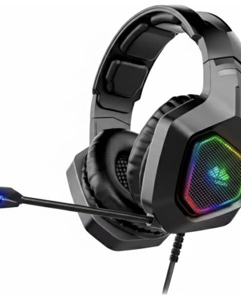 Diadema Gamer Alámbrica Con Microfono Movisun Kg 160 Negro