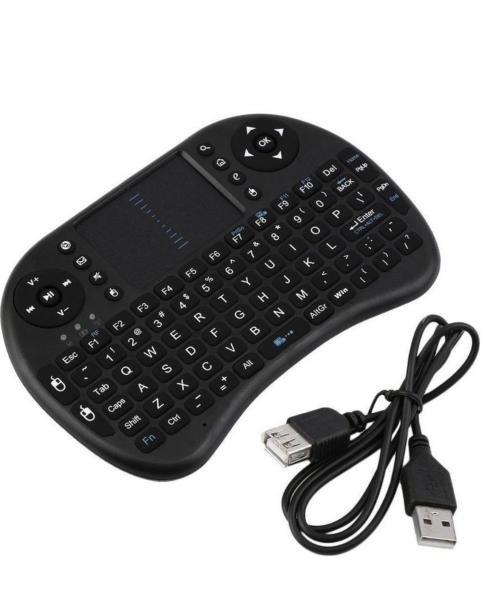 Mini Teclado Inalambrico USB Smart Tv Tablet Pc Play Mouse Integrado