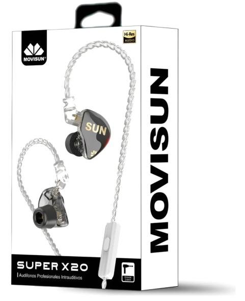 Manos libres Movisun Intrauditivos Extraibles Super X20 TIPO C 