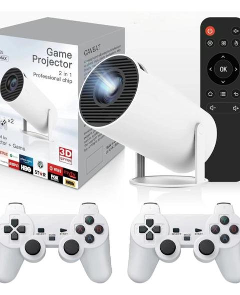 Proyector Smart 4k UHd Wifi Bluetooth Android + 1000 Juegos