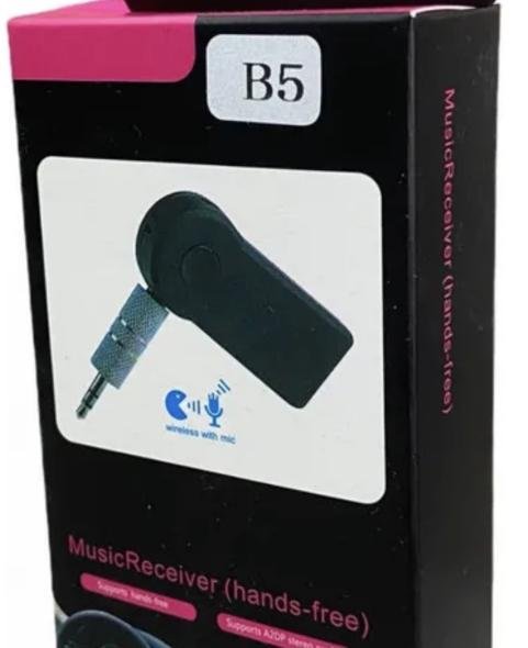 Adaptador De Bluetooth Para Carro Con Bateria Recargable