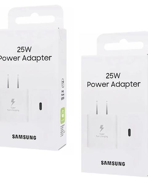 Samsung 25w Usb-c Cargador Super Rápido Blanco Y negro 